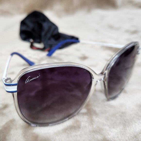 Gucci Sunglasses 3141/S Crystal White, Authentic